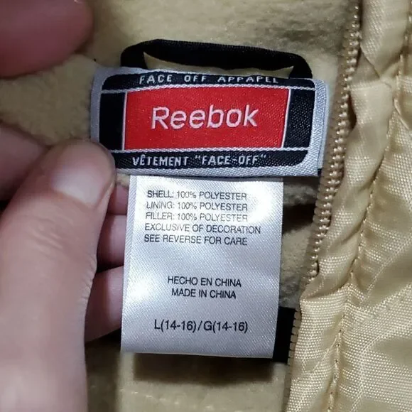 Vintage NWT Pittsburgh Pengiuns NHL & Reebok Heavy Winter Coat Kids Size X/XL - Picture 14 of 16